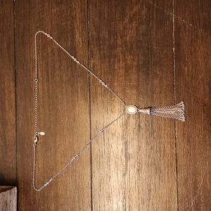 Sorrelli Snowbunny Tassel Necklace